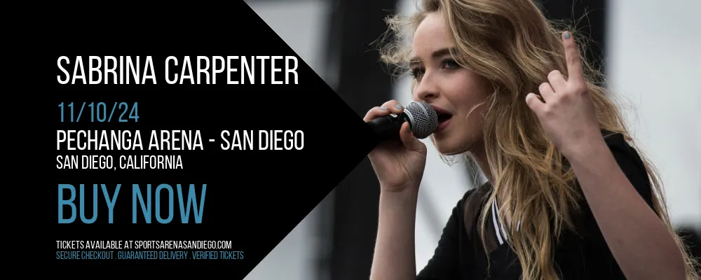 Sabrina Carpenter at Pechanga Arena